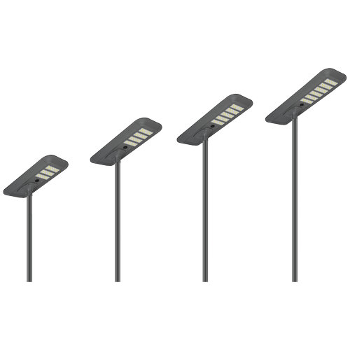 125w All in one solar led street light 
